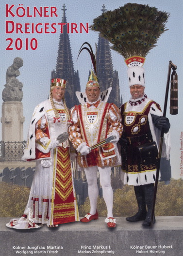 Autogrammkarte Kölner Dreigestirn 2010